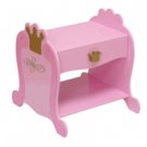 KidKraft Pink Princess Toddler Nightstand Table KK 76124