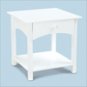 KidKraft Nantucket White Toddler Nightstand Table  KK86624