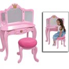 Kidkraft Pink Princess Vanity & Seat KK76125