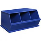 Badger Baskets 3 Bin CubbyBlue #09776