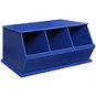 Badger Baskets 3 Bin CubbyBlue #09776