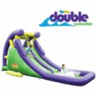 Kidwise Purple Double Water Slide  Inflatable Water Park KWW  S-9029