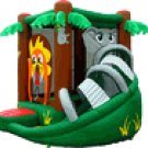 Kidwise Multi Color Safari Bounce House w/Slide  # FJC-501