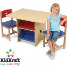 KidKraft  Star 5PC Storage Table &2 Chair Set KK26912 Multi