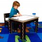 Anatex Flip Top Dry Erase and Chalk Table /1 BenchFTD0569 Espresso