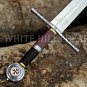 Handmade Templars Sword, Knight Arming Sword, Medieval Battle Ready Sword, Anniversary Gift for Him