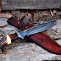 14" Stag Bowie Knife | Hunting Camping Stag Horn Sharped Bowie knife | Collectible Gift for Men