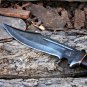 14" Stag Bowie Knife | Hunting Camping Stag Horn Sharped Bowie knife | Collectible Gift for Men