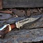 14" Stag Bowie Knife | Hunting Camping Stag Horn Sharped Bowie knife | Collectible Gift for Men