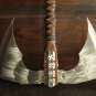 Double sided sharp Axe | Hand Forged Double head axe | Carbon steel axe with Leather sheath