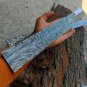 Damascus Feather bar 20" inches Long Damascus Blank Bar to make Long Knives, Sword, Pocket Knives