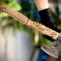 Ragnar Viking Axe | LARP Forged Nordic Bearded Camping Axe with Ash Wood Handle | Gift for Him