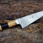 Japanese Chef Knife, Petty Knife, Damascus Kitchen Knife, Sharp Cutting Edge (Chef Petty Knife)