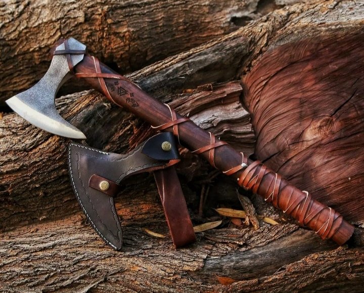Viking Battle Axe Ragnar Lothbrok Replica Axe for Viking Collectors, Anniversary Gift for Men