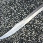 D2 Steel Short Sword, Drop Point Full Tang Sword with Leather Sheath, Practice Sword