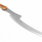 Egyptian Khopesh Sword with Leather Sheath, Full Tang Short Curved Battle Ready Sword