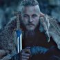 Sword of Viking King Ragnar Lothbrok, Beautiful Carbon Steel Viking Sword with Scabbard