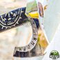 Viking Battle Axe Bearded Hatchet Real Medieval Style, Throwing Tomahawks Axe with Leather Sheath