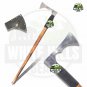 Walking Stick Axe Handmade 32â Hiking Axe Shepherd's Axe, Unique Gift for Elders, Hiking Lovers