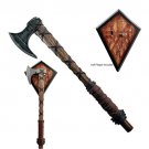 Vikings Axe of King Ragnar Lothbrok - Historical Replica Axe with Wall Plauqe