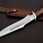 Handmade Hunting Knives - Carbon Steel Camping Knife - Fixed Blade Knife with Sheath, Gifts for Men
