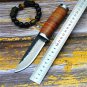 Custom Hand Forged Damascus steel fixed blade camping tactical outdoor hunting skinner tracker knife