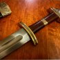 Viking Sword - Double edge Blade Vikings sword - Damascus Steel Blade Fully Functional Ready Sword