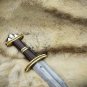 Viking Sword - Double edge Blade Vikings sword - Damascus Steel Blade Fully Functional Ready Sword