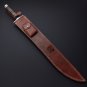 Custom Made D2 tool Steel Modern Falcata Kopis SHORT Sword With Leather Sheath