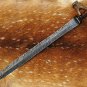 30â Unique Damascus Steel Handmade Roman Gladius Sword with Leather Sheath