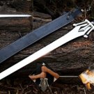 Handmade Carbon Steel He-Man The Power Sword with Handmade Leather Sheath