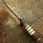 13 Inches Handmade D2 Steel Hunting Bowie Knife, Wood and Bone Handle Camping knife