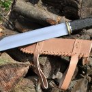 Viking Seax Knife Same as Movie, Hand forged Viking knife with Leather Sheath