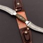 Double Blade Hunting Knife - Haladie Knife Sharp Double Edged Blade, Gift for Men