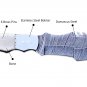 Tracker knife, Handmade Damascus Steel Full Tang Knife with Bone Handle and Leather Sheath