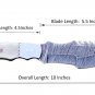 Tracker knife, Handmade Damascus Steel Full Tang Knife with Bone Handle and Leather Sheath