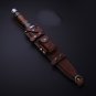 Arkansas Toothpick Dagger Handmade Carbon Steel Knife with Sheath, Gift for Men