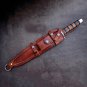 Arkansas Toothpick Dagger Handmade Carbon Steel Knife with Sheath, Gift for Men