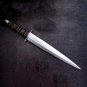 Arkansas Toothpick Dagger Handmade Carbon Steel Knife with Sheath, Gift for Men