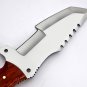 Tracker Knife - Handmade carbon steel Hunting & Camping knife with Leather sheath