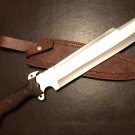 Predator Machete Knife, Full Tang Knife Machete Arnold Schwarzenegger Movie Knife with Sheath