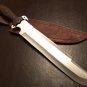 Predator Machete Knife, Full Tang Knife Machete Arnold Schwarzenegger Movie Knife with Sheath