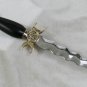 Custom handmade Snake Dagger Knife with Sharp Double Edge Blade with Horn Handle