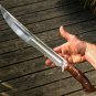 Custom Handmade D2 Steel Drop Point Knife with Micarta Handle, Hunting Camping Knife