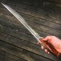 Custom Handmade D2 Steel Drop Point Knife with Micarta Handle, Hunting Camping Knife
