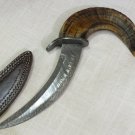 Ram Horn Handle, Collectible knife comes with Leather Sheath, Gift for Men, Boyfriend Gift