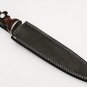 Damascus Roman Gladius Knife with Premium Leather Sheath