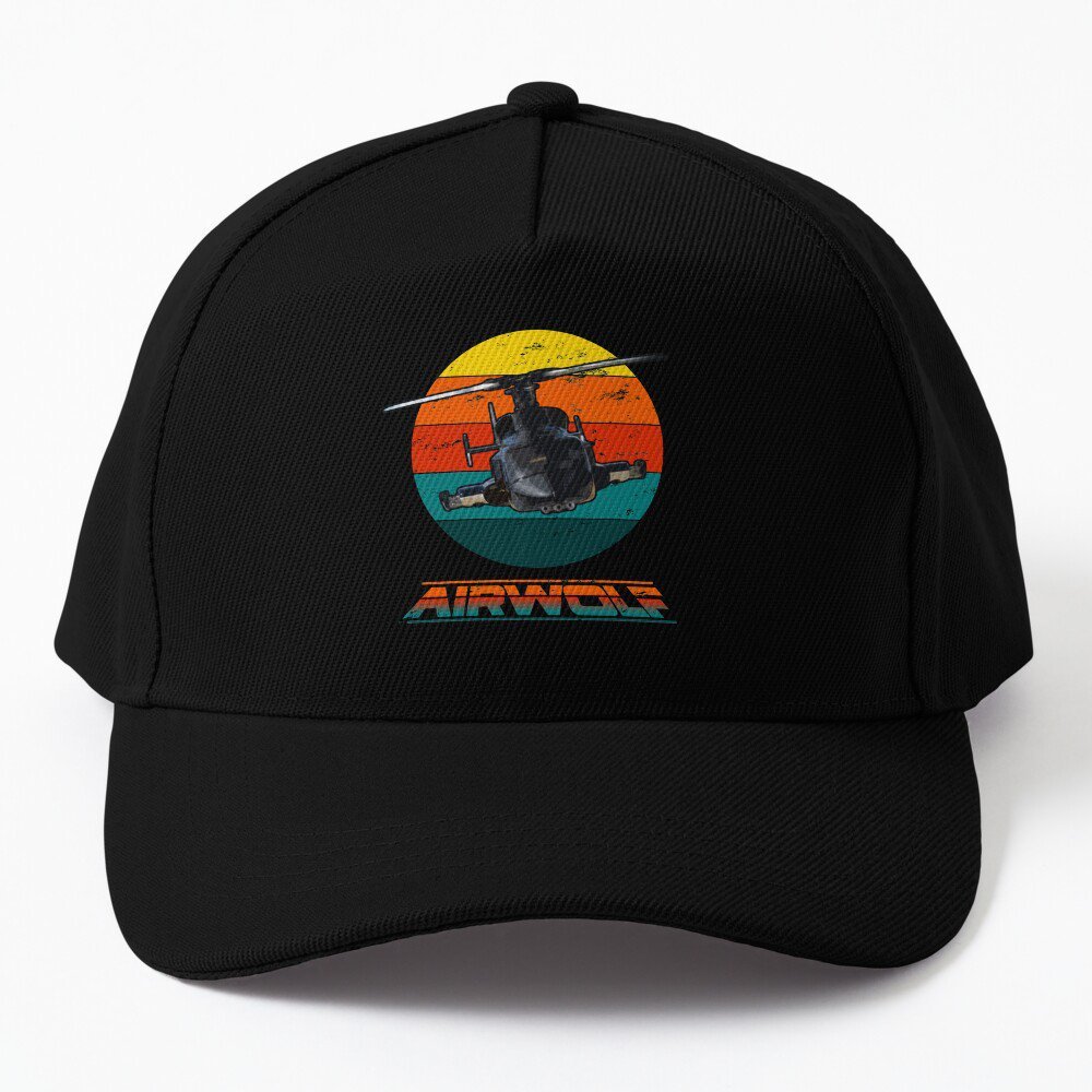 Airwolf Sunset 1980s Retro Classic Baseball Cap Unisex Hat Casquette ...