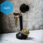 Nautical Candlestick Brass Black Golden Vintage Rotary Phone Old Fashioned Telephone working