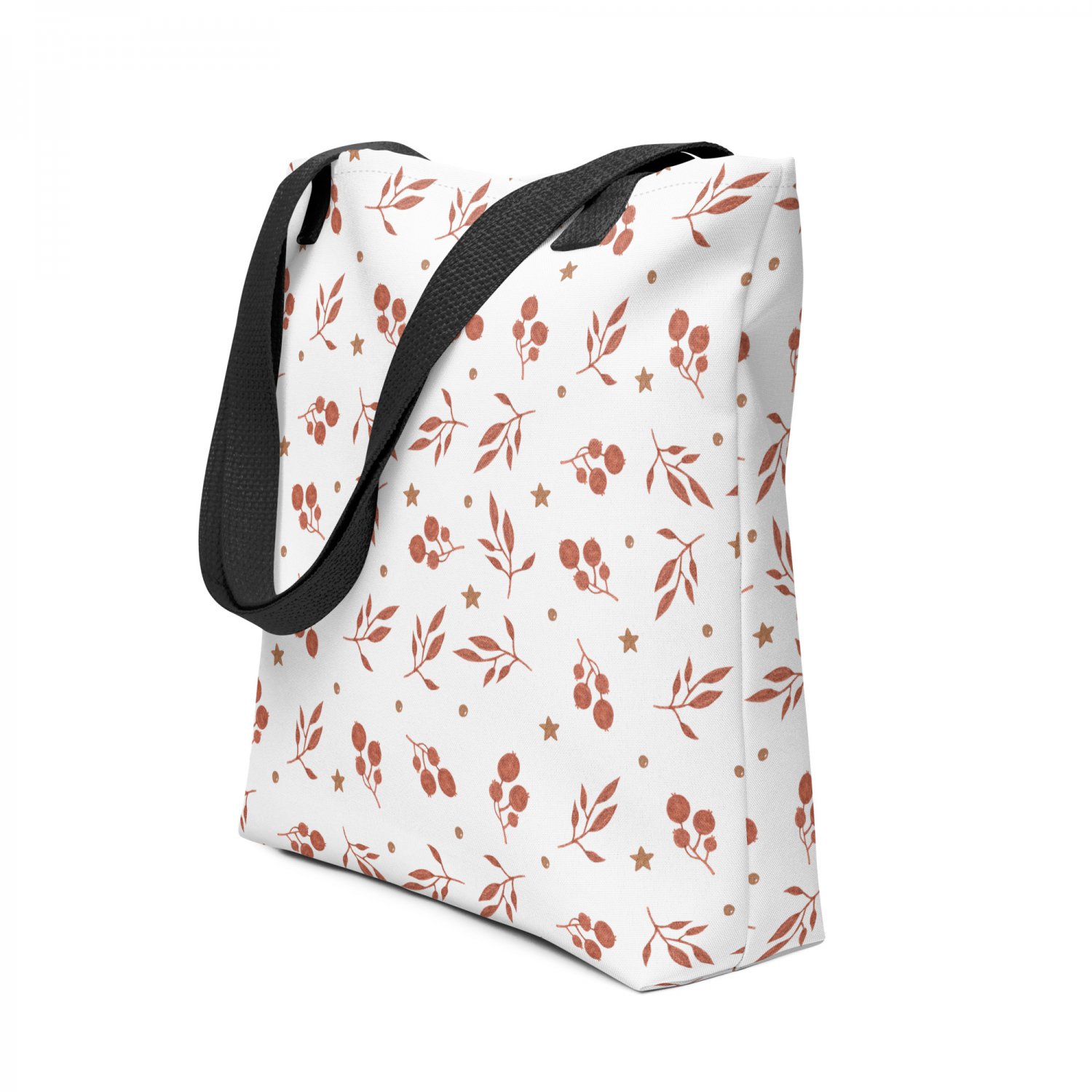 Floral Print Tote Bag 15&acirc;�&sup3; &Atilde;� 15&acirc;�&sup3;